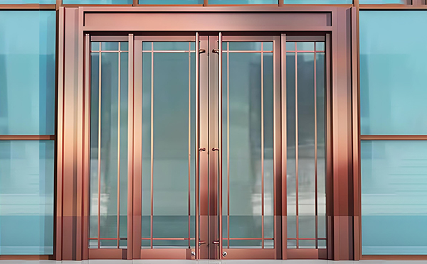 囊谦玻璃地弹门