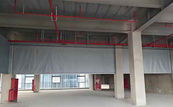 囊谦防火布挡烟垂壁