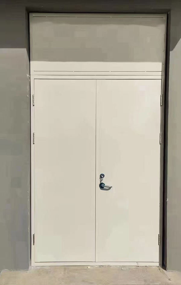 展览馆项目完成大跨度囊谦防火门安装